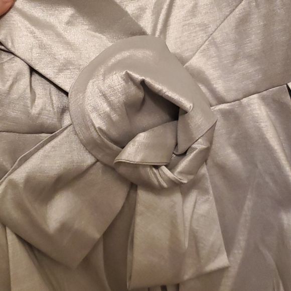 Jessica McClintock Silver mermaid formal dress - Picture 4 of 5